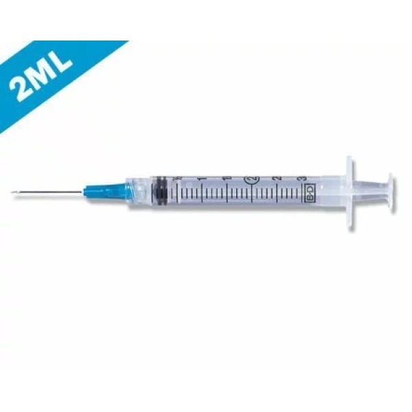10 x 2ml Syringe with Needle Becton Dickinson