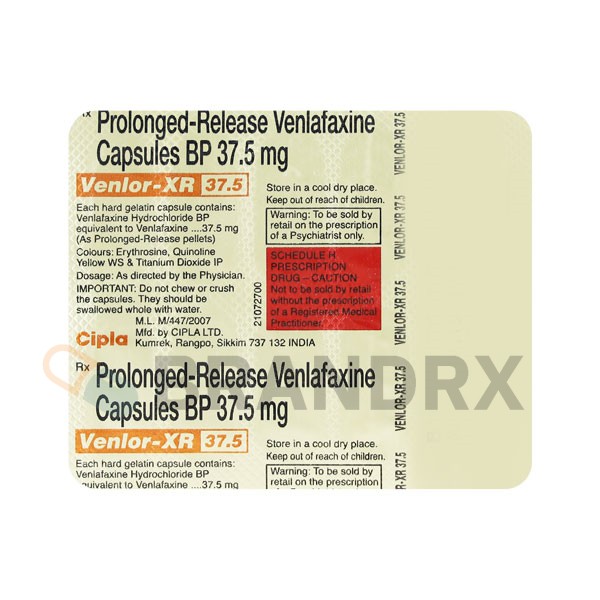 Venlor XR 37.5 mg Cipla