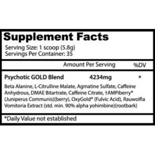 Insane Labz - Psychotic Gold INSANE LABZ