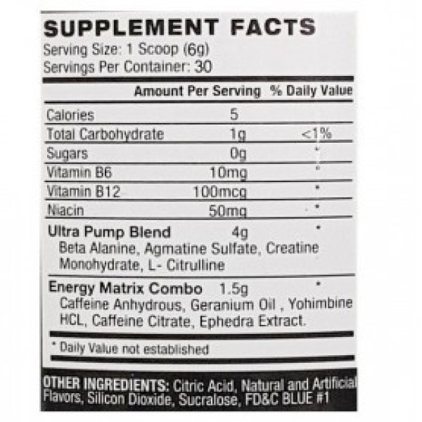 Delta Tech Labs - VIPER RAGE DMAA 180G Pharmaceutical